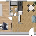 Premium One-bedroom Sofa Bed, Near Vatican - Newly Renovated *